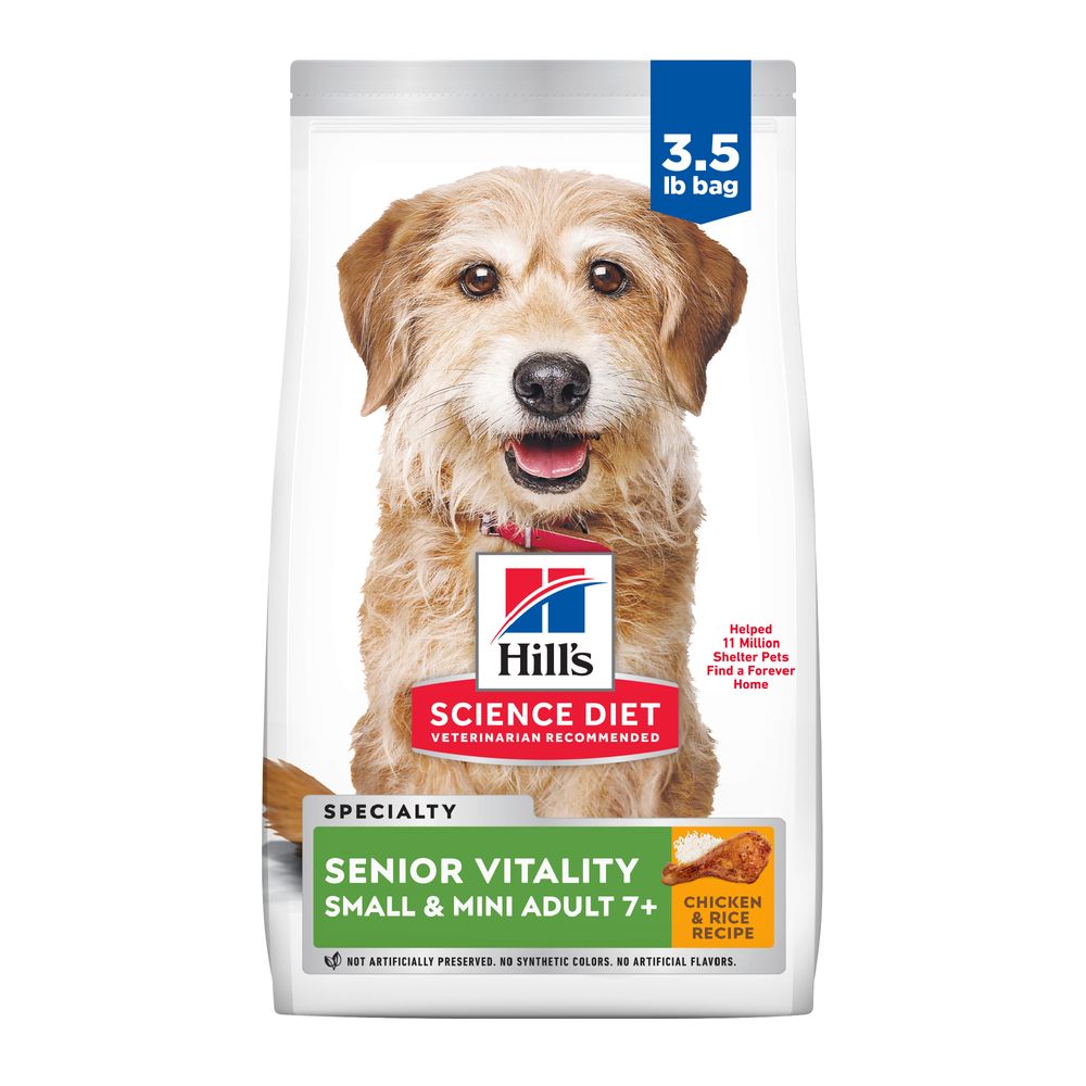 Adult 7+ Senior Vitality Small & Mini Dog Food